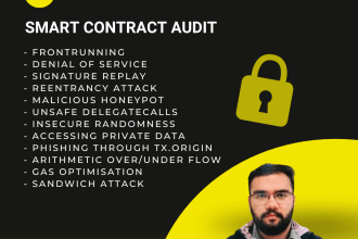 audit solidity smart contracts and perform manual code review