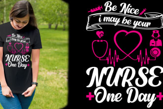 do unique typography and trendy t shirt design