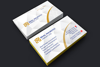 do a professional business card, letterhead and envelop