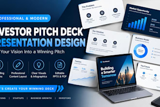 investor pitch deck startup pitch deck and business presentation