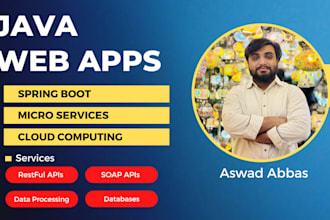 develop custom web applications using java spring boot