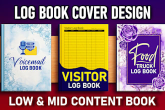 design custom low no content book cover or interior for amazon KDP