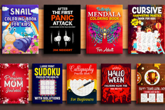 create professional book cover, ebook and KDP book cover design