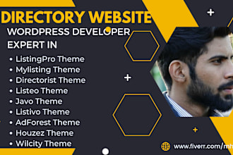 make directory website using mylisting, listingpro,listeo theme