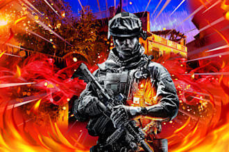 make professional gaming thumbnails