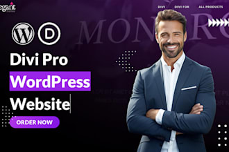 be wordpress divi expert for divi website using divi theme, divi builder