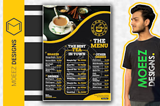 do modern editable restaurant menu, digital menu, or tv menu