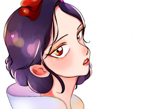 draw basic anime style art for you