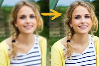 fix blurry photos, restore, enhance, sharpen and upscale