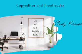 proofread your english text spoken in ireland and uk
