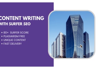 do content writing, write surfer SEO optimized article with jasper ai or jarvis