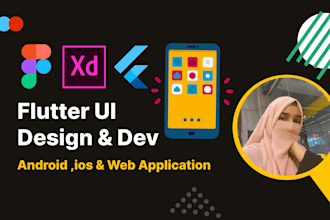 be your mobile app developer and convert psd,figma to flutter UI ,riverpod