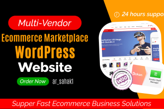 setup b2b multi vendor ecommerce marketplace wordpress website