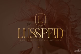 design font luxury business text brand logo in 24hours