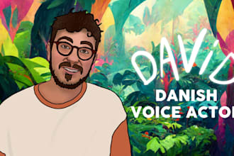 do danish voice over and voice acting for cartoons, commercials and narrating