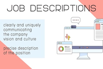 write job descriptions in slovak and english