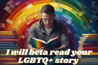 beta read your lgbtq book or ebook