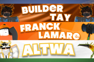 make you a roblox gfx youtube banner