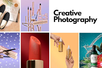 shoot creative professional product photography in a studio
