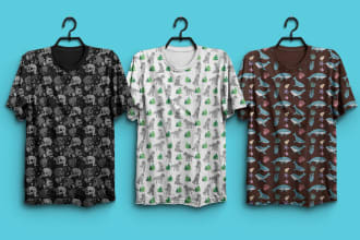 create babies cartoon seamless pattern, textile, camouflage pattern