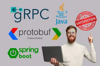 build grpc microservices with java spring boot and protocol buffers