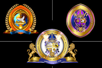 do authentic church seal logo, badge, bishop or school seal