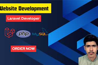 be your expert laravel developer for PHP mysql web development