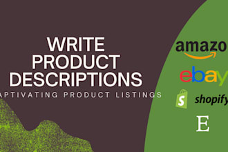 write captivating product descriptions
