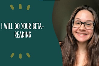 be your beta reader