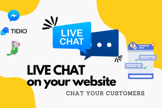 add live chat messaging for your website