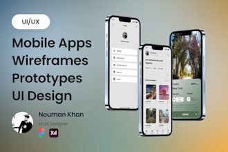 create a user friendly and interactive mobile app UI design