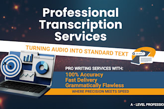 deliver flawless transcription services