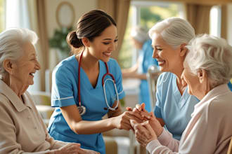 create a business plan for senior living, assisted living, or elder care homes