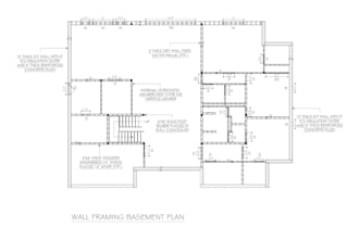 design icf and concrete permit drawings for USA