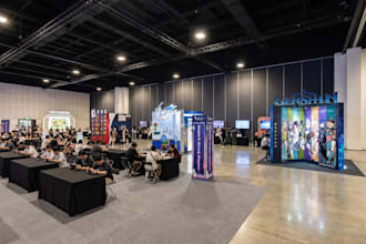 create fast exhibition and presentation visual, ai assisted