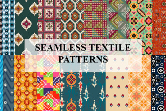design unique seamless patterns and textile prints