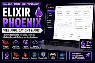 build scalable elixir phoenix web applications and apis