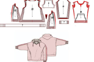 make clothing sewing pattern and grading