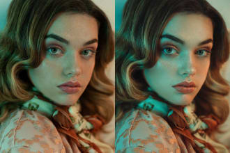 do photoshop retouching, editing portraits and headshots
