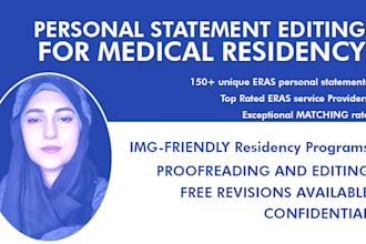 revamp your personal statement for residency