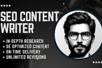 be your SEO content writer for articles and blog posts