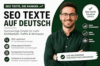 write a native german seo article or blogpost in 24 hrs