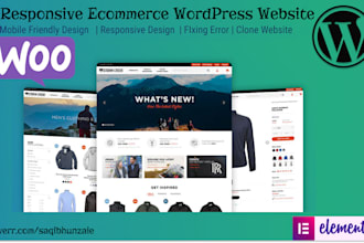 create responsive wordpress ecommerce store
