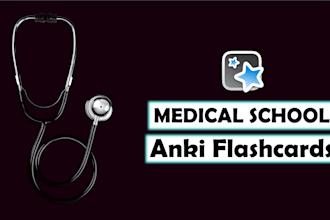 create medical school anki flashcards