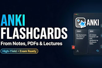 create anki flashcards from PDF notes lectures for fast exam revision