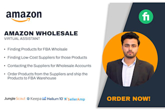 be your amazon fba wholesale virtual assistant, virtual assistant