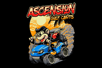 draw vector cartoon car illustration for your t shirt merchandise