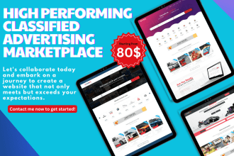 build a high performance classified advertising marketplace wordpress website