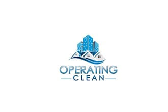 design best quality home clean logo with all file in 24 hours
