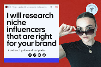 find the right influencers for your brand